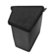 YHTSTB0023 4 Pcs Black Rear Trunk Storage Box with Cover
