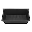 YHTSTB0029 2 Pcs Under Seat Black Storage Box with Double-Layer