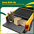 YHTTC00005 5.42 FT Bed Soft Roll-up Tonneau Cover with Auto Locking