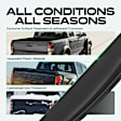 YHTTMP0012 Rear Upper Black Tailgate Molding