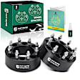 YHTWSP0079 2 Pcs Black 8x6.5 to 8x6.5 inches Wheel Spacers 9/16 inch 125mm 3 inches