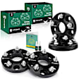YHTWSP0183 4 Pcs Black 5x4.5 to 5x4.5 inches Wheel Spacers M12x1.5 60.1mm 0.79 inch