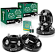 YHTWSP0203 4 Pcs Black 4x3.94 to 4x3.94 inches Wheel Spacers M12x1.5 60.1mm 1 inch