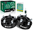 YHTWSP0264 2 Pcs Black 5x4.5 to 5x4.5 inches Wheel Spacers M12x1.5 64.1mm 1.5 inches