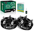 YHTWSP0266 2 Pcs Black 5x4.5 to 5x4.5 inches Wheel Spacers M12x1.5 60.1mm 1.25 inches