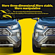 YHTWSP0289 4 Pcs Black 4x3.94 to 4x3.94 inches Wheel Spacers M12x1.5 56.1mm 1 inch