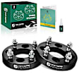 YHTWSP0302 2 Pcs Black 4x4.25 to 4x3.94 inches Wheel Spacers M12x1.5 67.1mm 1 inches