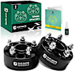 YHTWSP0317 2 Pcs Black 5x3.94 to 5x3.94 inches Wheel Spacers M12x1.25 56.1mm 2 inches