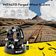 YHTWSP0327 2 Pcs Black 5x5.31 to 5x5.31 inches Wheel Spacers M14x2 87.1mm 1.5 inches