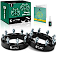YHTWSP0359 2 Pcs Black 8x7.08 to 8x7.08 inches Wheel Spacers M14x1.5 146mm 1.5 inches