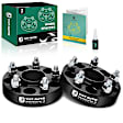 YHTWSP0440 2 Pcs Black 5x4.5 to 5x4.5 inches Wheel Spacers M12x1.5 64.1mm 1.25 inches