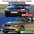 5009029 Driver and Passenger Side Halogen Headlight, With bulb(s), Smoked Lens, Chrome Interior, Signature Series