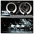 5009364 Driver and Passenger Side Halogen Headlight, With bulb(s), Clear Lens, Chrome Interior, Signature Series