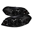 2014 Chevrolet Impala Limited - Driver and Passenger Side Halogen Headlight, With bulb(s), Smoked Lens, Chrome Interior, Signature Series