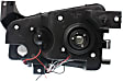2007 Dodge Charger - Driver and Passenger Side Halogen Headlight, With bulb(s),  High Beam Uses Stock Bulb, Clear Lens, Black Interior, Sedan, Signature Series