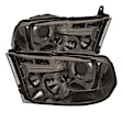 2015 Ram 2500 - Driver and Passenger Side Halogen Headlight, With bulb(s),  Model Only, Does Not Fit Models With Factory Projector s and LED Daytime Running Light, Smoked Lens, Chrome Interior, Signature Series
