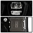 5088666 Driver and Passenger Side LED Headlight, With bulb(s), Clear Lens, Black Interior, Apex Series