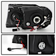 2001 Jeep Grand Cherokee - Driver and Passenger Side Halogen Headlight, With bulb(s), Clear Lens, Chrome Interior, Signature Series