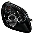 5011190 Driver and Passenger Side Halogen Headlight, With bulb(s), Clear Lens, Black Interior, Signature Series