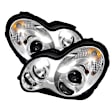 5011268 Driver and Passenger Side Halogen Headlight, With bulb(s), Clear Lens, Chrome Interior, Signature Series