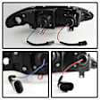 5011473 Driver and Passenger Side Halogen Headlight, With bulb(s), Clear Lens, Black Interior, Signature Series