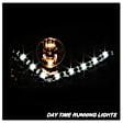 5017529 Driver and Passenger Side Halogen Headlight, Without bulb(s), Clear Lens, Black Interior, Signature Series