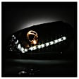 5017529 Driver and Passenger Side Halogen Headlight, Without bulb(s), Clear Lens, Black Interior, Signature Series