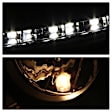 5017529 Driver and Passenger Side Halogen Headlight, Without bulb(s), Clear Lens, Black Interior, Signature Series