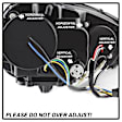 5017529 Driver and Passenger Side Halogen Headlight, Without bulb(s), Clear Lens, Black Interior, Signature Series