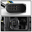 5017529 Driver and Passenger Side Halogen Headlight, Without bulb(s), Clear Lens, Black Interior, Signature Series