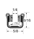 75 0014 Universal Beltline Molding, Sold Individually