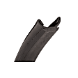75 0639 - Glass Run Channel 3/8 in. x 1/2 in. - Fits 3/16 in. to 7/32 in. Glass Thickness - Universal
