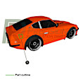 78818 E4100 Body Seal - Body Seals/Weatherstripping, Sold Individually
