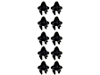 CFK-1482-03 Direct Fit Cowl Panel Clip, Set of 10