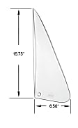 1987 GMC R1500 - Direct Fit Vent Window Glass, Sold Individually
