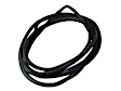 DWB 4710 68 Weatherstrip Seal - Driver or Passenger Side, Black, Door, Direct Fit, Sold Individually