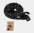 DWL 1510 65 Weatherstrip Seal - Front, Driver Side, Black, Door, Direct Fit, Sold Individually