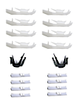 PCK-580-88 Molding Clip - Direct Fit, Set of 18