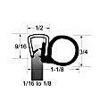 UWS 160-25 Weatherstrip Seal - Universal Weatherstripping, Universal, Sold Individually