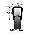 UWS 167-25 Weatherstrip Seal - Universal Weatherstripping, Universal, Sold Individually