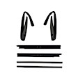 WFK 3111 87 Front, Driver and Passenger Side Door Molding and Beltlines, Black