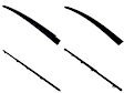 WFK 6112 84 Direct Fit Beltline Molding, Set of 4