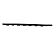 WFL 3120 06 Rear, Driver Side Door Molding and Beltlines, Black, 4-Door, Extended Crew Cab Pickup, Outer