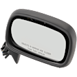 Passenger Side Mirror, Power Adjust, Non-Folding, Non-Heated, Paintable, No Signal Light, No Memory, No Puddle Light, No Auto-Dimming, No Blind Spot Feature