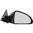 2005-2010 Pontiac G6 - Passenger Side Mirror, Power, Manual Folding, Non-Heated, Textured Black, No Signal Light, No Memory, No Puddle Light, No Auto-Dimming, No Blind Spot Feature, Sedan