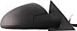 2005-2010 Pontiac G6 - Passenger Side Mirror, Power, Manual Folding, Non-Heated, Textured Black, No Signal Light, No Memory, No Puddle Light, No Auto-Dimming, No Blind Spot Feature, Sedan
