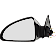 2005-2010 Pontiac G6 - Driver Side Mirror, Power, Manual Folding, Non-Heated, Paintable, No Signal Light, No Memory, No Puddle Light, No Auto-Dimming, No Blind Spot Feature, Sedan