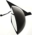 Passenger Side Mirror, Power Adjust, Manual Folding, Non-Heated, Paintable, No Signal Light, No Memory, No Puddle Light, No Auto-Dimming, No Blind Spot Feature