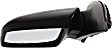 Driver Side Mirror, Power Adjust, Manual Folding, Heated, Paintable, No Signal Light, No Memory, No Puddle Light, No Auto-Dimming, No Blind Spot Feature