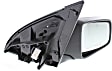 Passenger Side Mirror, Power Adjust, Manual Folding, Non-Heated, Chrome, No Signal Light, No Memory, No Puddle Light, No Auto-Dimming, No Blind Spot Feature